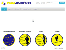 Tablet Screenshot of euroakademia.org